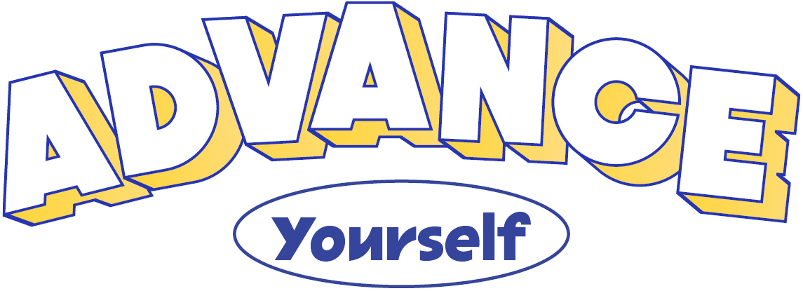 Campaign logo reading ‘Advance Yourself’.